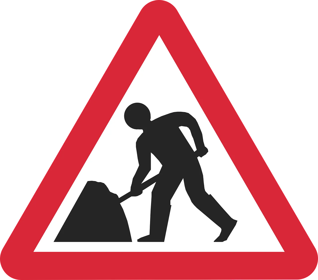Roadworks Sign